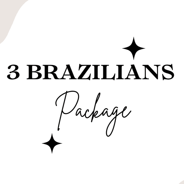 3 Brazilians package at Waxed By Leah in Roseville, CA